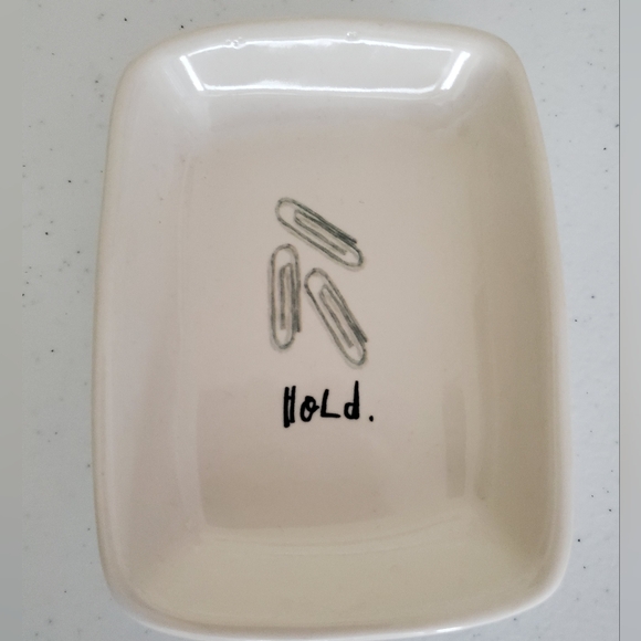 π©βπ«π NEW RAE DUNN "WRITE" PEN/PENCIL HOLDER & "HOLD" TRAY ππ©βπ« - Picture 3 of 3